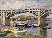 Claude Monet The Bridge at Argenteuil France oil painting artist